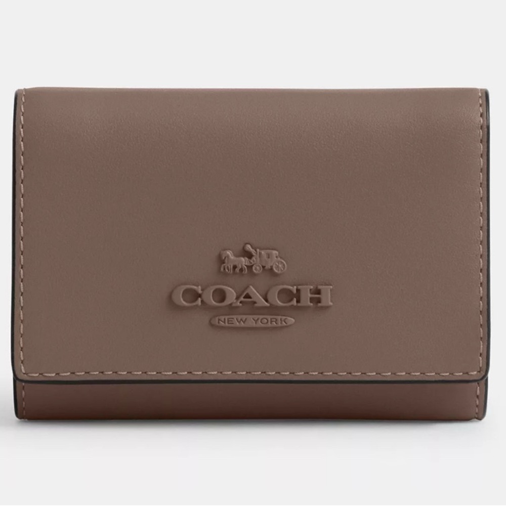 Coach Brown Micro Wallet
